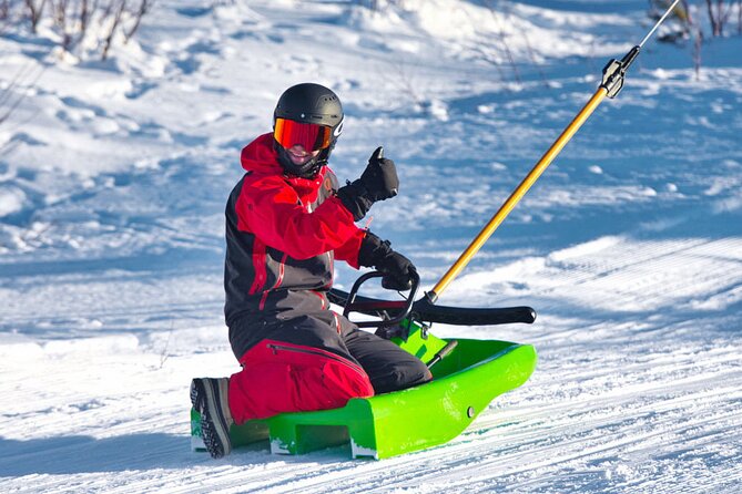 2-Hour Racing Toboggan at Dagali Fjellpark near Geilo in Norway - The 1.85-kilometer course: curves, bumps, and speed