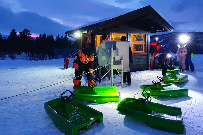 2-Hour Racing Toboggan at Dagali Fjellpark near Geilo in Norway - Daylight or darkness: choose the mood you want