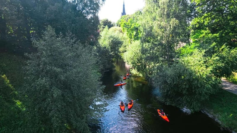 Akerselva River: Urban Paddling Adventure Kayak Tour - Starting beside Akerselva in Nedre Foss Park