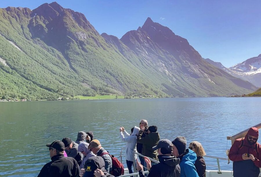All About the Fjords, in one tour by boat & bus from Ålesund - The long ride to Sykkylven