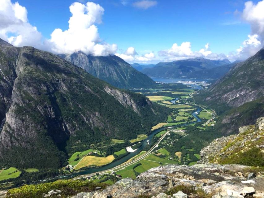 Åndalsnes - Trollstigen & Trollwall Audio Guid Bus Tour - The Troll Wall photo stop