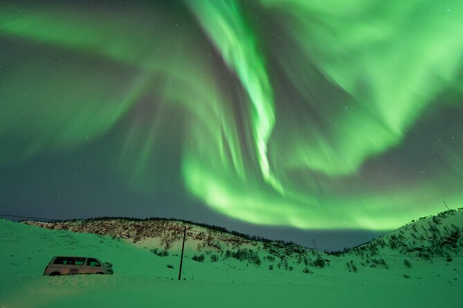 Aurora Hunt with the campfire and professional photographer - Stop One: A Quick Check of the Sky