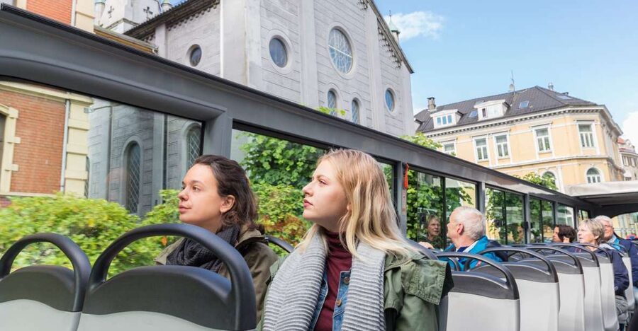 Bergen: City Sightseeing Hop-On Hop-Off Bus Tour - Stop 1: Skolten, King Håkon’s Hall, and Rosenkrantz Tower
