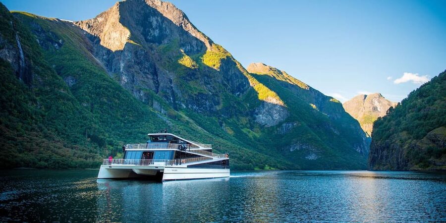 Bergen: Nærøyfjorden, Flåm, and Stegastein Guided Bus Tour - Tvindefossen: A Quick Waterfall Stop