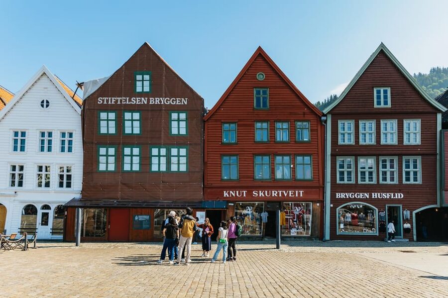 Bergen: Past & Present Small Group Guided Walking Tour - Uphill views near Fjellgaten
