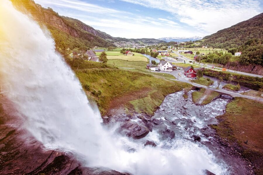 Bergen: Private Waterfalls and Wonders of Fjord Norway - Steinsdalsfossen lets you walk behind the water