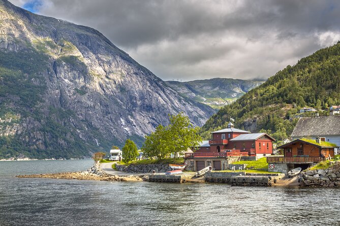 Bergen : Private Waterfalls and Wonders Tour in Norway - Hardangerfjord arrives through tunnels and over a bridge