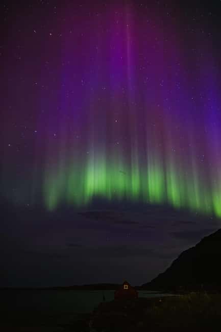 Bodø: Northern Lights safari - Leaving Bodø’s city lights behind
