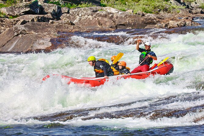 Child Appropriate Family Rafting in Dagali near Geilo, Norway - Safety training before you reach the rapids