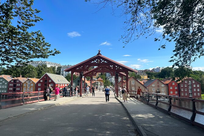 City Bus Tour in Trondheim, Norway - The red bridge and return to the port