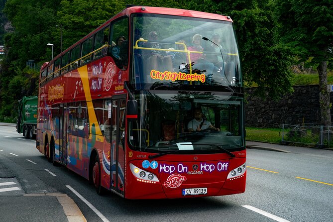 City Sightseeing Bergen Hop-On Hop-Off Bus Tour - Audio commentary and the actual ride