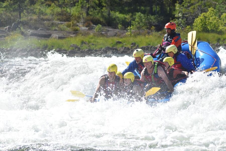 Evje: White Water Rafting Trip on Norway's Warmest Rivers - From fjord water to the first serious rapids