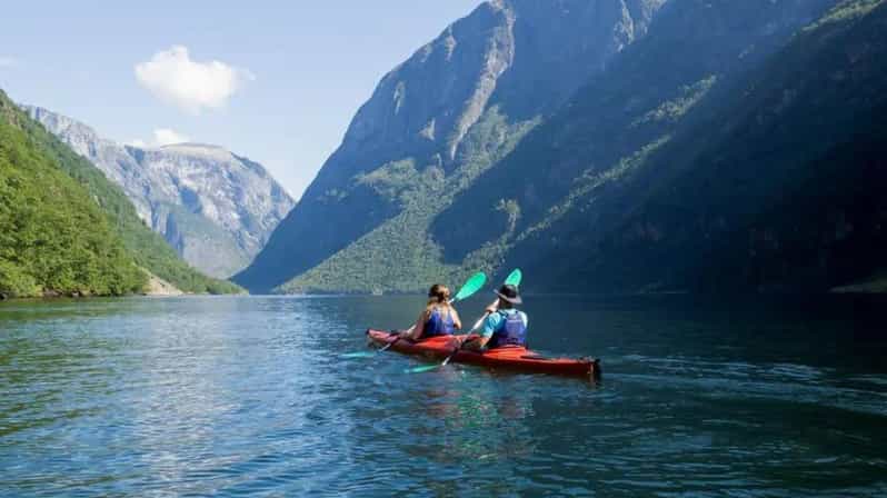 Fjord kayak - Hardangerfjord, Granvin - From Voss waterfront to the Granvinfjord launch