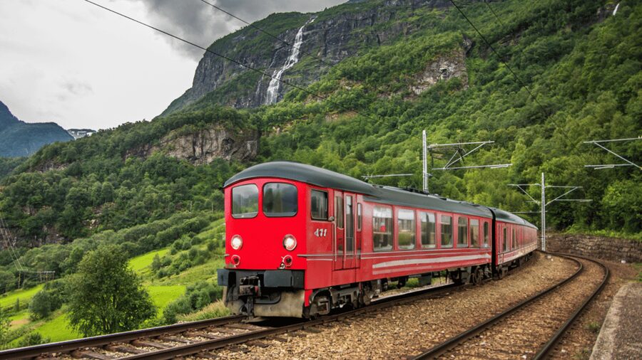 Flåm Flexible Tour with Stegastein, cruise and train include - Aurland plateau, Borgund and Viking Valley