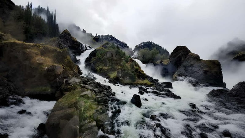 Flexible tour to Hardangerfjord vøringsfossen cruise include - Odda, Låtefossen, and Folgefonna Glacier