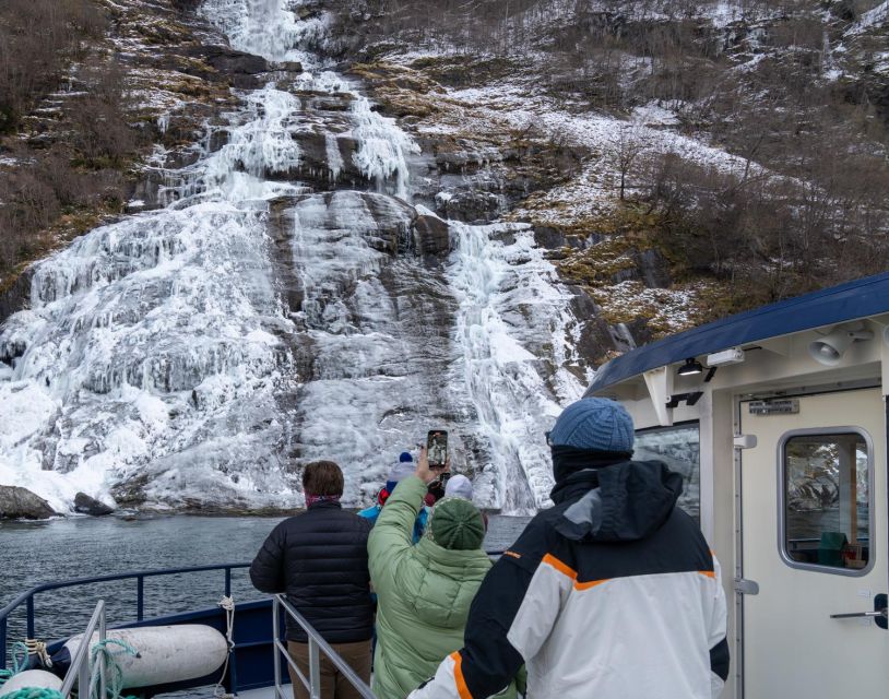 From Ålesund: Winter Fjord Cruise to Geirangerfjord - The Norwegian Fjord Centre and the 327-step walk