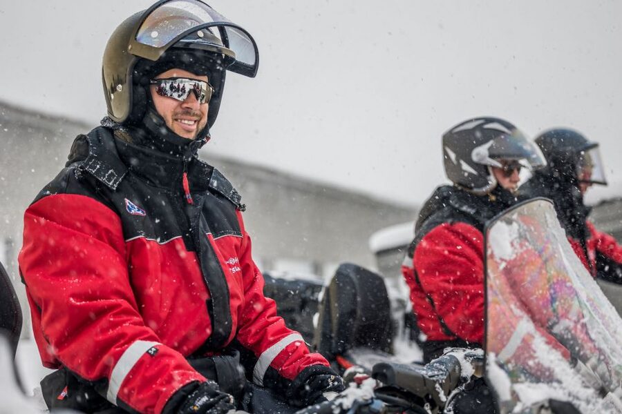 From Alta: Daytime Snowmobile Adventure - Learning about Arctic life, not just driving