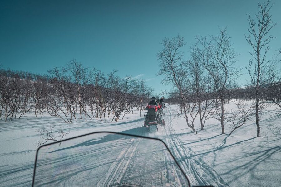 From Alta: Daytime Snowmobile Adventure - What the four-hour schedule feels like