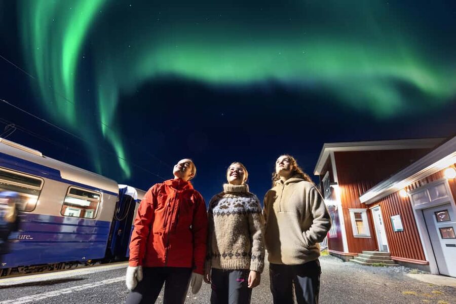 From Narvik: The Northern Lights Arctic Train Guided Tour - Bjørnfjell: a short border-country pause