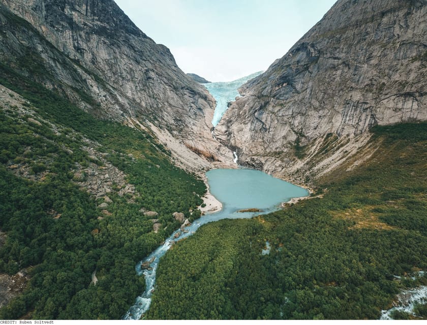 From Olden: Briksdal Glacier Guided Hiking Shore Excursion - The road to Briksdalbreen