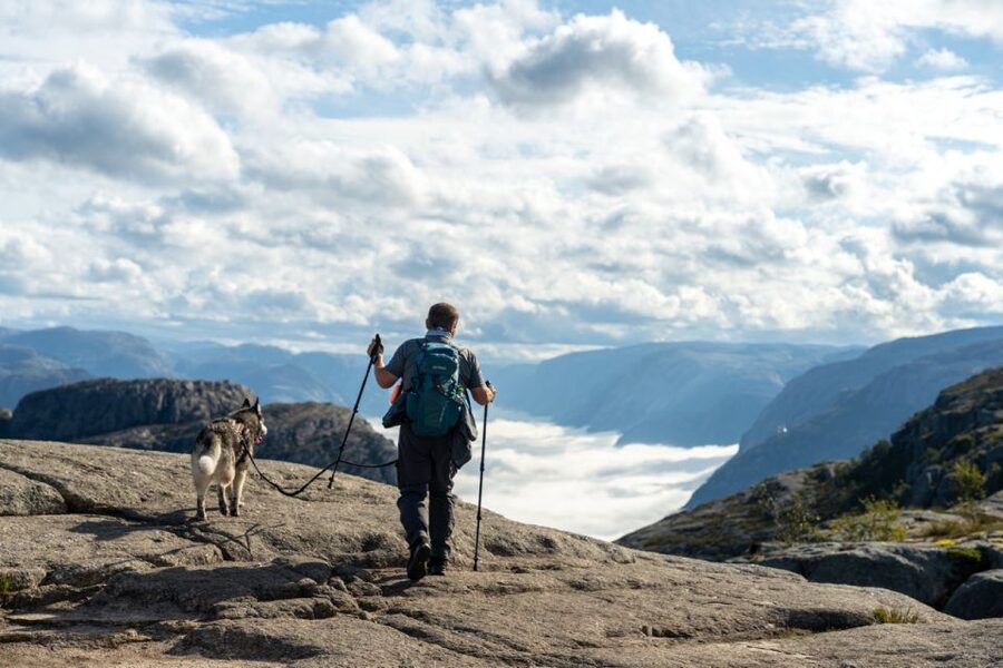 From Stavanger: Pulpit Rock Guided Hike with Pickup - Basecamp briefing and the first climb