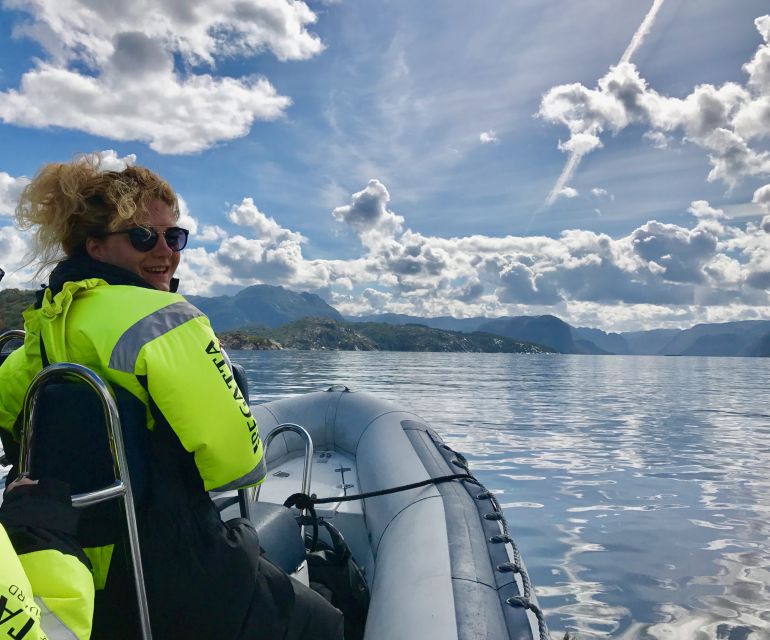 From Stavanger: RIB Tour to Lysefjord - The first 30 minutes: speed across the water