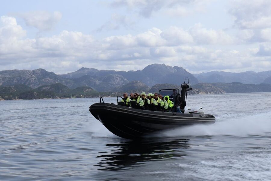 From Stavanger: RIB Tour to Lysefjord - Fantahala and the story of Vagabond Cave