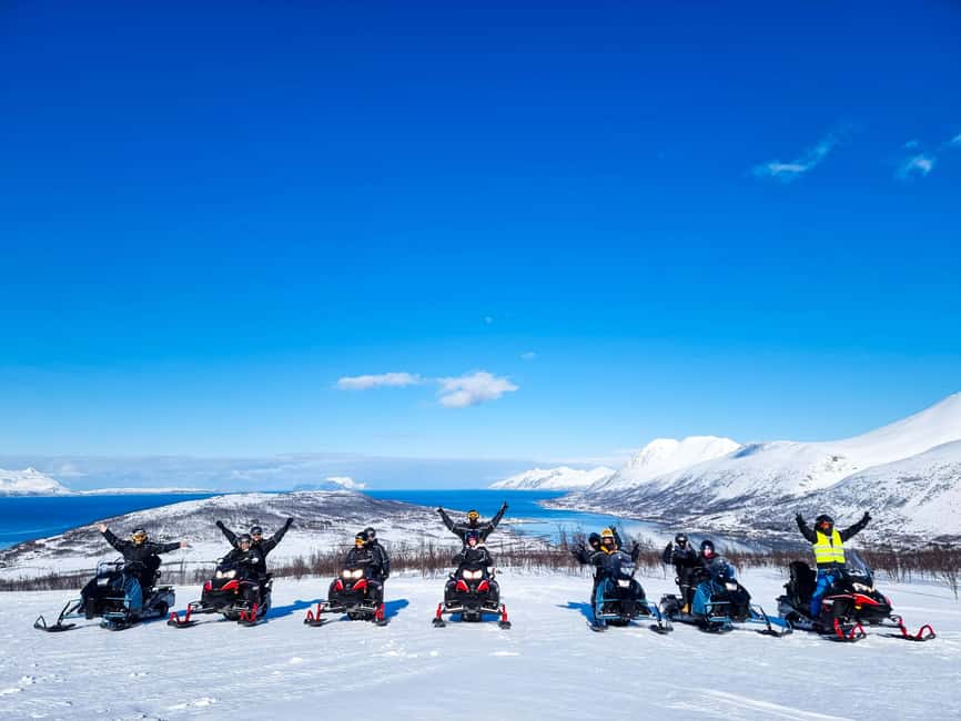 From Tromsø: Lyngen Alps Guided Snowmobile Tour - Arriving at Aurora Wonderland Basecamp
