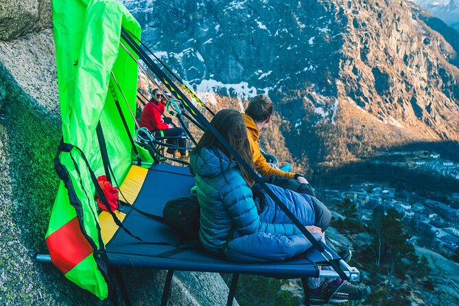 Full Day Cliff Camping Experience in Ullensvang - Camp dinner by the fire