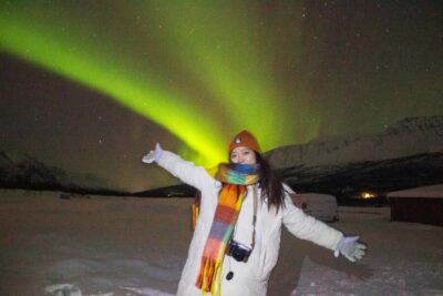 Full Night Magic of the Arctic Lights in Tromso