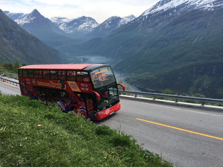 Geiranger: City Sightseeing Hop-On Hop-Off Bus Tour - Flydalsjuvet Viewpoint delivers the big photograph