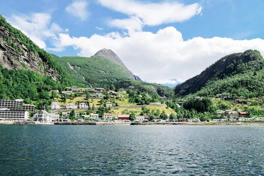 Geiranger Fjord Boat Tour with Waterfall Tasting - The Seven Sisters photo stop