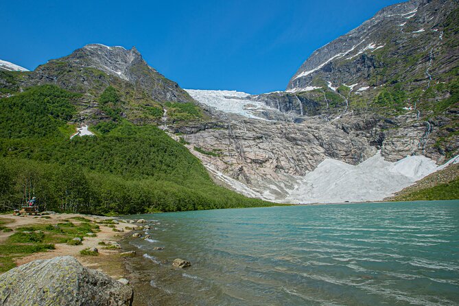 Guided Fjord & Glacier Tour - From BERGEN - Bøyabreen brings you close to a glacier tongue