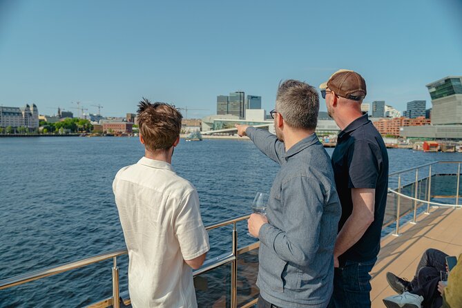 Guided Sightseeing Cruise on Oslofjord by Premium Silent Boat - Holiday homes and the narrow waterway