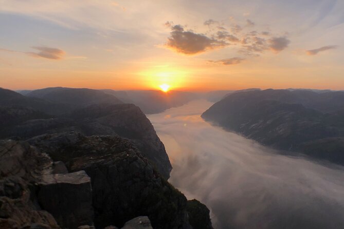 Guided sunrise hike to Pulpit Rock Preikestolen - The night hike to Pulpit Rock