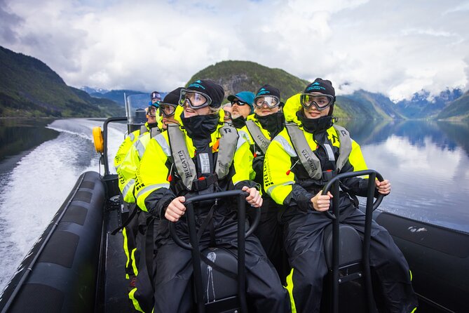 Hardangerfjord Ultimate RIB adventure from Ulvik - Simadalsfjorden and its mountain walls