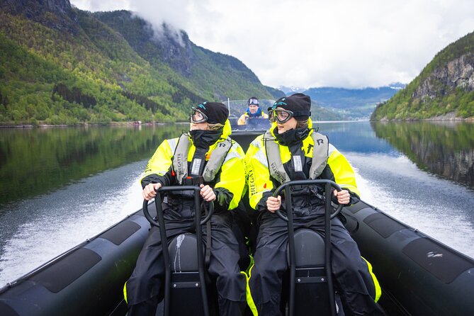 Hardangerfjord Ultimate RIB adventure from Ulvik - Ulvikafjord, the waterway beside town