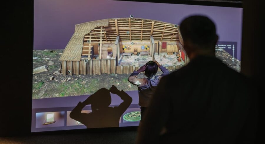 Haugesund Viking Cruise - The Viking Farm and Viking Planet - Viking Planet: modern, compact, and digital