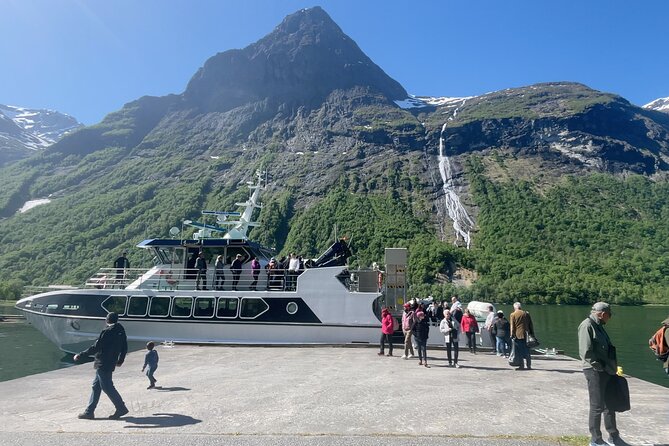 Hjørundfjord Fjord Tour Roundtrip from Ålesund - Thirty minutes beneath the mountains at Øye