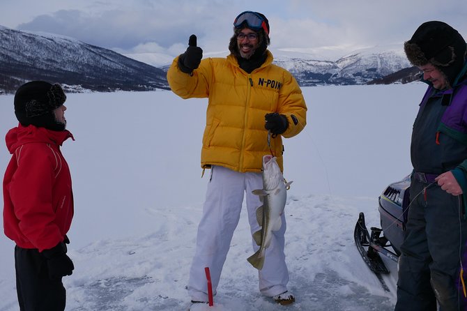 Ice Fishing On The Fjord - The catch becomes a Norwegian-style lunch