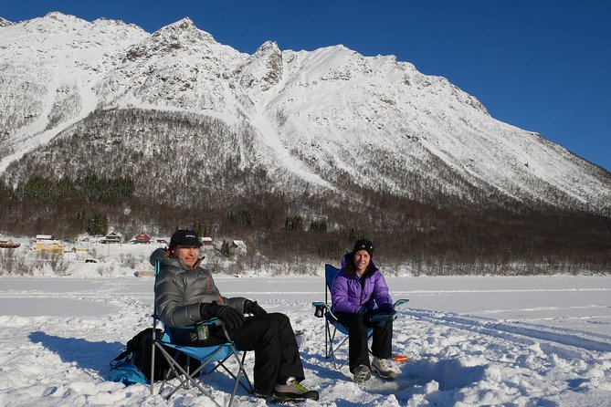 Ice Fishing On The Fjord - A small group makes the ice feel personal