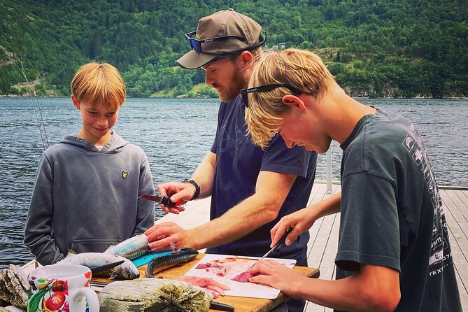 Inshore fishing in the Drangefjord - Following the coast into Drangefjord