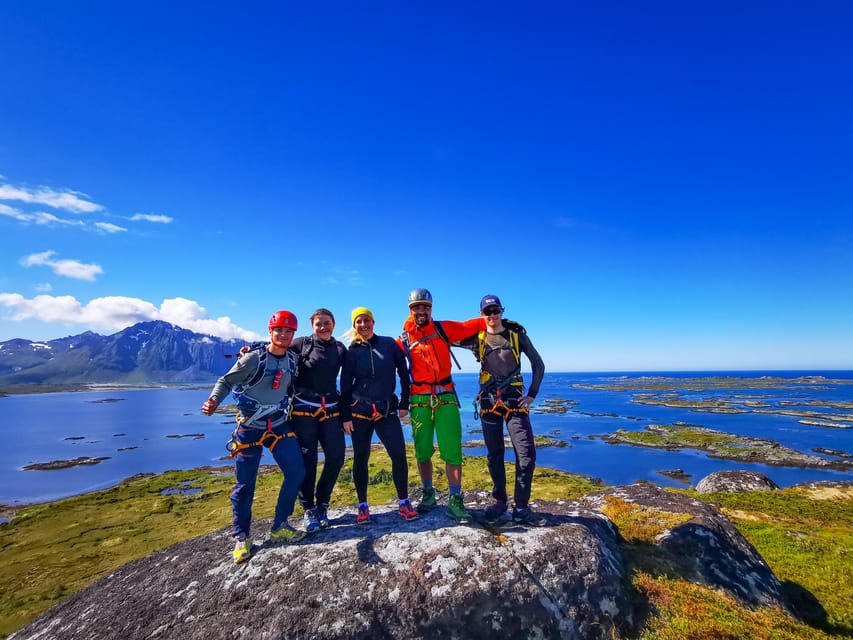 Lofoten: Full Day Combo tour, (kayaking and rappelling) - A secret landing place and a generous bonfire lunch