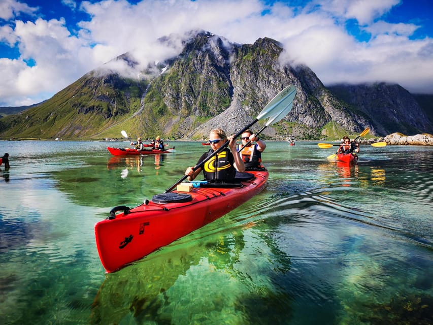 Lofoten: Full Day Combo tour, (kayaking and rappelling) - How the $146 price works out