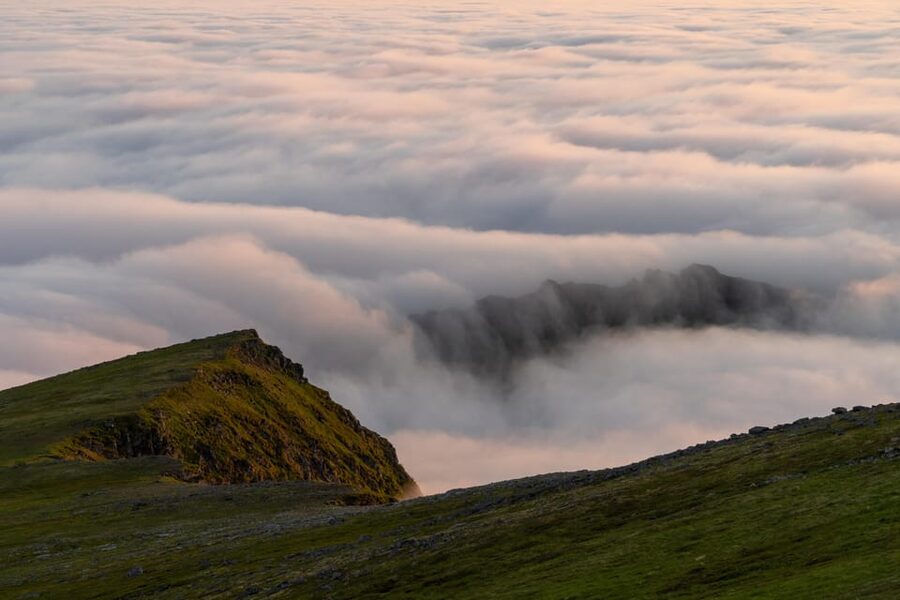 Lofoten Islands: Guided Hiking Into the Wilderness - Uphill - The summit break and photo stop