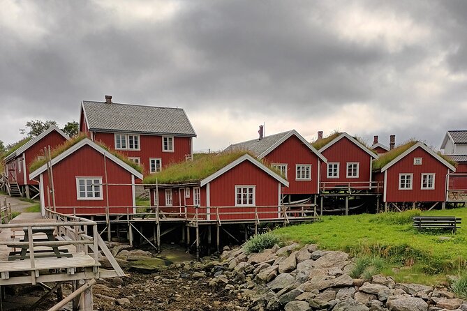 Lofoten VIP PRIVATE Tour from Leknes city / port - Flakstad Church, built with Russian timber