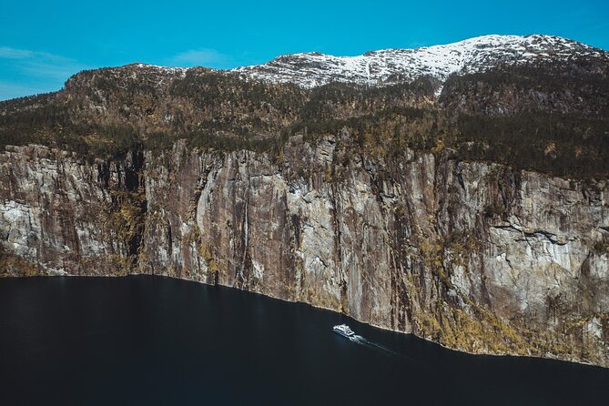 Mostraumen Fjord Cruise - the local operator - Osterfjorden Takes Up Most of the Four Hours