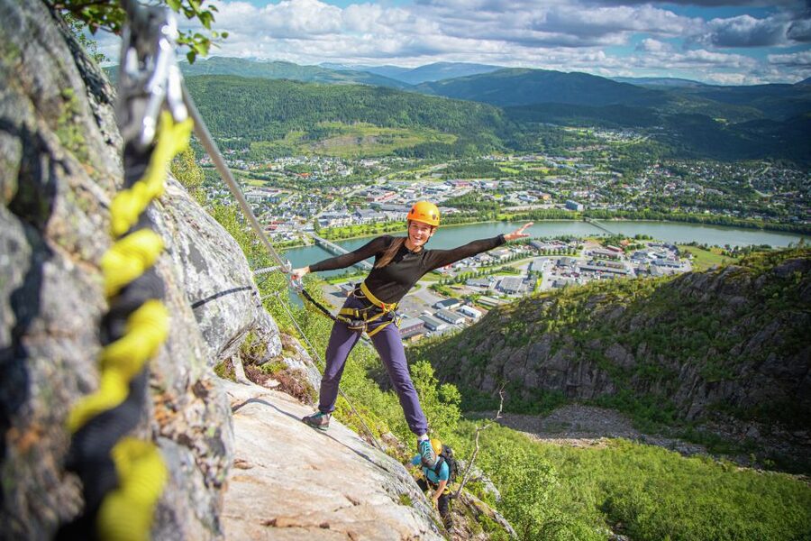 Mountain-climbing adventure in Mosjøen Via Ferrata - Starting at Ytterøra 23 in Mosjøen