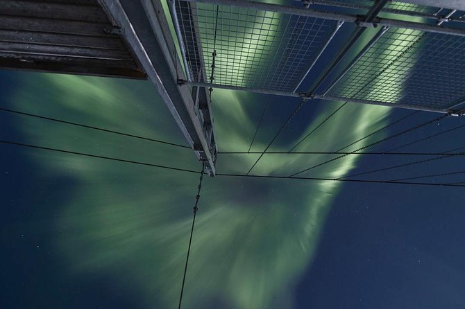 Northern Lights Big Bus Chase with Free Photos - Leaving Tromsø after dark