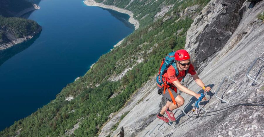 Odda: Full-Day Trolltunga Hiking, and Climbing Tour - Following Ringedalen Lake for 6 kilometers